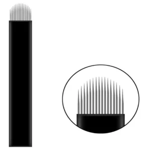 0.18mm 16U Eyebrow Tattoo Needle Cartridge Microblading Needle