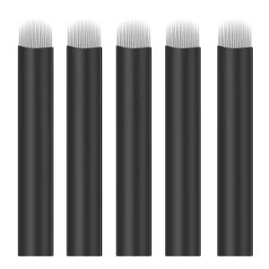 0.18mm 18U Shape Permanent Makeup Eyebrow Tattoo Needle Eyebrow Microblading Needle