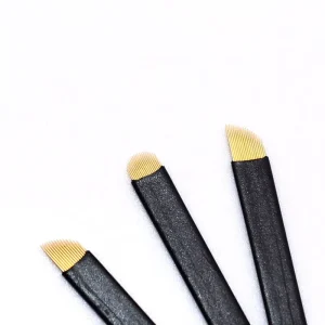 0.18mm Black 3D Eyebrow Tattoo Microblade Needle for Pernement Makeup Eyebrow