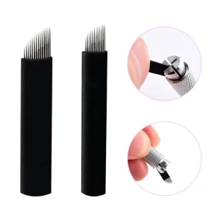 0.18mm Black Tattoo Needle Disposable Microblading Needle for Permanent Makeup
