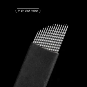 0.18mm Disposable Stainless Steel Microblading Needles 7 21 Pins U Blades for Eyebrow Permanent Makeup Manual Pen