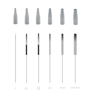 0.3*60mm sterilized microneedls for eyebrow tattoo