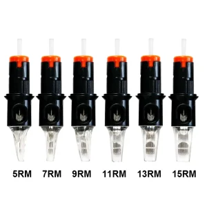0.35mm Professional Tattoo Cartridge Needles RL RS RM M1 Disposable Sterilized Tattoo Needles for Permanent Makeup and Tattooing