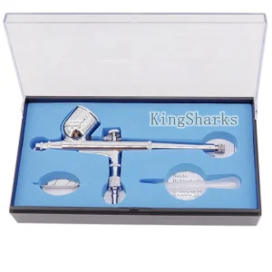 0.3mm 0.5mm 130 Airbrushes Silvery Color Bassic Airbrush Gravity Pneumatic Paint Airbrush