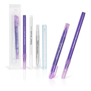 0.5/1MM Surgical Eyebrow Tattoo Skin Marker Pen Tool Accessories Makeup Microblading Positioning Pen With Measuring Ruler