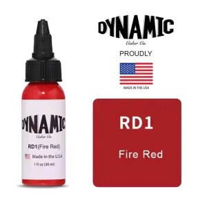 0.5 OZ 30 ML Vegan Temporary Cosmetic Skin Red Tattoo Ink Non-Toxic Professional Makeup User (PMU) Ink