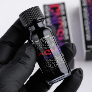 1/2 OZ SMP Black Ink Scalp Micropigmentation Pigment for Hairline Tattoos Ideal for Studio and Academy Use
