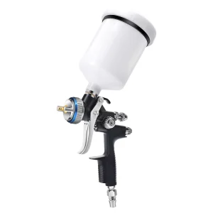 1.3mm Nozzle HVLP Mini Air Pneumatic Paint Sprayer Airbrush Hopper Paint Spray Gun for Automotive Black