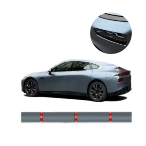 1.52*17 PET Ghost Metallic Grey Blue Vinyl Wrap Film with 5 Year Warranty