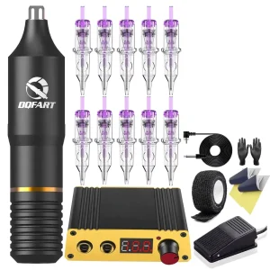 1.5A Mini Screen Display Power Supply Tattoo Cartridge Integrated Needle Model WTK-133K TEMU