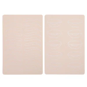 1.5mm Double Side Silicone Permanent Makeup Microblading Training Tool Pmu Supplies Brow Lip Tattoo Practice Skin