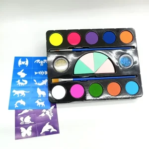 10 Colors Face Paint Water Based Professional Kit Face and Body Painting Supplier
