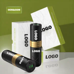 10 Level Dot Mode Tattoo Machine Pen Stroke Length 3.5mm 1600mAh Capacity Wireless Tattoo Supplies Pen Machine