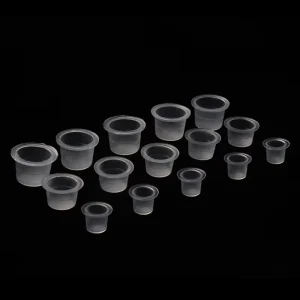 100 Pcs Disposable Plastic Korean Tattoos Eyebrow Lip Rings Milk Cups Accessories Permanent Makeup
