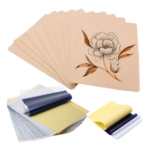 100-Piece Box Permanent Tattoo Stencil Thermal Transfer Paper for Tattoo Shops & Permanent Makeup