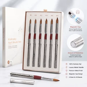 100% Sable Brush Nails Acrylic Private Label Acrylic Nail Brush for Acrylic Nails