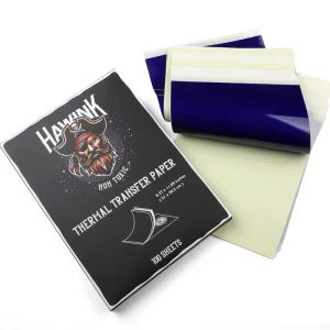 100 Sheets Disposable 4 Layer Tattoo Transfer Printing Paper A4 Size Thermal Stencil for Body Art