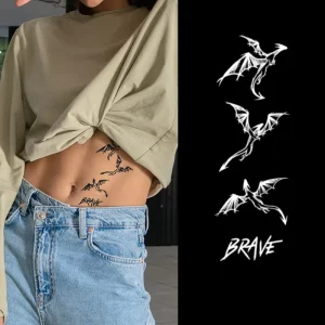 1000 Design Customize Support Brave Dragon Temporary Henna Tattoo Waterproof Herbal Flower Tattoo Sticker Black Hand Plant Based