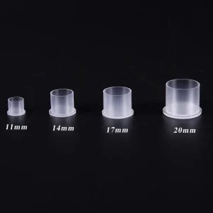 1000 Pcs Per Bag 17mmx16mm Transparent PP Disposable Tattoo Ink Cups with Flat Bottom Pigment Holder Sunrise Brand