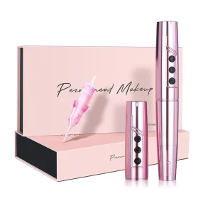 1000mAh 2 Battery Permanent Makeup SMP EyeBrow Lip Eyeline Wireless Rotary Eyebrow Tattoo Pen Machine