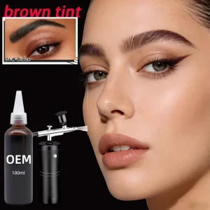 100ML Eyebrow Tint Airbrush Dye Tint Hair Liquid Brow Tint and Stain Kit Airbrush