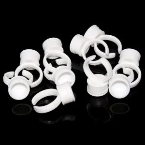 100g Tattoo Ink Ring Cups Microblading Accessories Disposable Plastic Permanent Makeup