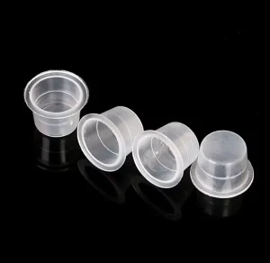 100pc S M L Plastic Disposable Microblading Tattoo Ink Cups Permanent Makeup Pigment Clear Holder Tattoo Accessory