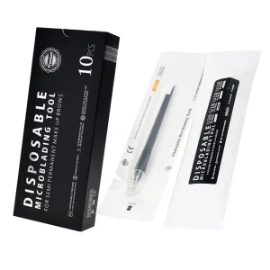100pcs 0.15 0.18mm U18 Tattoo Pen Disposable Microblading Tool for Eyebrow Makeup