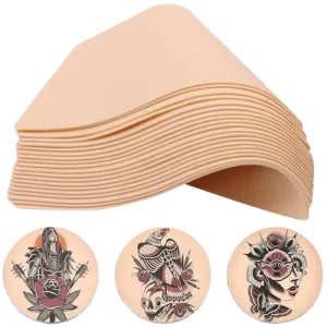 100pcs 8×6″ Double Sided TPE Material 1mm Thick Individually Training Permanent Makeup Tool