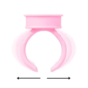 100pcs S M L Disposable Ring Microblading Pink Ring Tattoo Ink For Permanent Makeup Pigment Holder Accessories Tattoo Tools