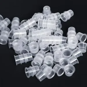 100pcs Soft Disposable U-Shaped Silicone Tattoo Ink Cups Microblading Pigment Cup Permanent Makeup Accessories Model S/L