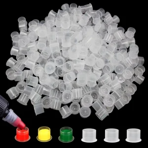 100pcs bag Tattoo Ink Caps Small Big Middle Small Size Disposable Tattoo Ink Cups Tattoo Pigment Ink Cup