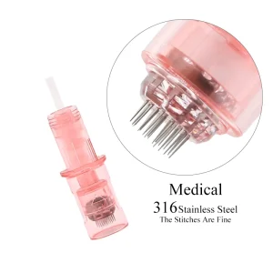 100pcs box 16P 24P 36P 42P Stainless Steel Nano MTS Microneedling Needle Cartridge for Universal Permanent Makeup Body Art