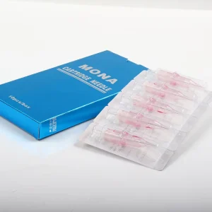 10PCS Lot RS RL RM M1 Tattoo Cartridge Needle Disposable Sterilized Tattoo Cartridges Needle 0.3MM