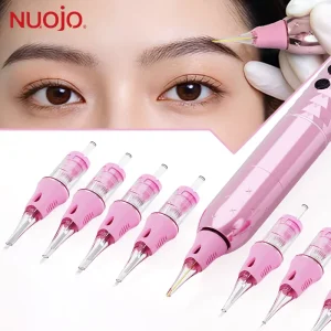 10Pcs box Professional Permanent Makeup Needle Cartridge Manufacturer New Design Nano Needle Cartridge One stroke Coloring