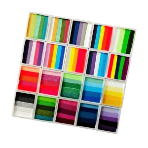 10g Non-Toxic Rainbow Glow Dark CE Certified Face Body Paint Halloween Festival Parties Children Custom Logo Hydra