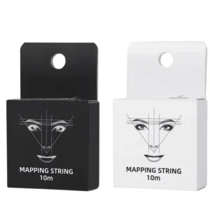 10m Value Pack Eyebrow Mapping String White and Black Brow Mapping String for Microblading