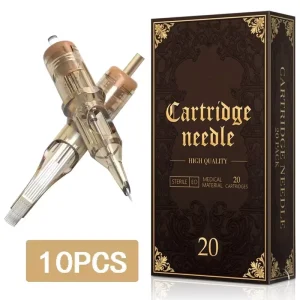 10pc 0.25 0.3 0.35mm 1RL 3RL 5RL 7RL 9RL 11RL 14RL 5RM 7RM 9RM 15RM 7RS RL RM RS M1 Disposable Tattoo Cartridge Needle