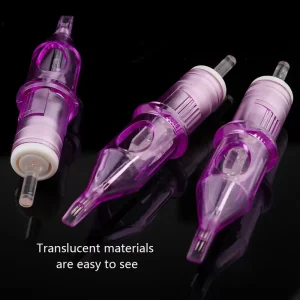 10pcs Box ABS Material Tattoo Cartridge Needles RL RM RS M1 Disposable Sterilized Permanent Makeup Supplies Rotary Tattoo