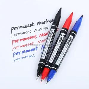 10pcs Box Set of Waterproof Skin Marker Pen in Black Blue Red for Eyebrow Permanent Makeup Accessories