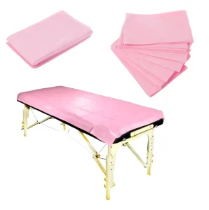 10pcs Massage Beauty Non woven Disposable Bed Table Cover Sheets Disposable Sheets