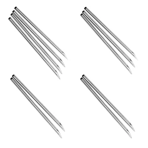 10pcs Stainless Steel Permanent Navel Ring Nose Lip Piercing Needle Tool Disposable 45mm Sterile Packaging Hygienic