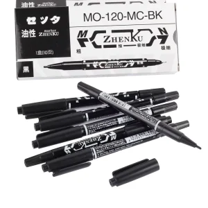 10pcs box Tattoo Pen Tattoo Mark Pen Blue black red Tattoo Marker Accessories