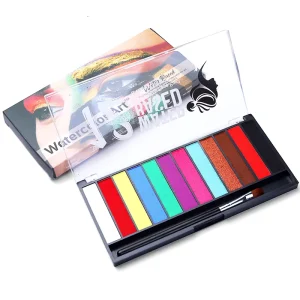 12 Color FX Make up Water Based Face Paint Manufacturers Cosplay SFX Halloween Body Painting Kit for Kids Adults