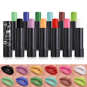 12 Color Face and Body Paint Stick High Saturation Creamy Face Paint Cosplay Lipstick