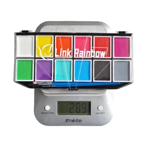 12 Color Non Toxic Skin Harmless Halloween Makeup Kit Professional Body Art Face Paint Eco Friendly 120g Rainbow