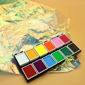 12-Color UV Neon Fluorescent Face and Body Paint Palette with Private Logo Cosmetics Makeup for Children on Halloween