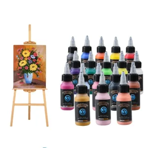 12 Colors 30ML Water Based Ready to Spray Airbrush Paint Acrylic Air Brush Painting Set for Model Hobby Shoes Leather