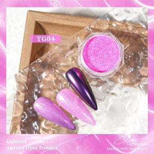 12 Colors Aurora Mirror Powder Chrome Pigment