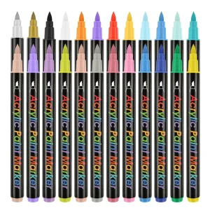 12 Colors Body Painting Pen Safe Face Paint Pen Ideal for Carnival Sports Events Bulk